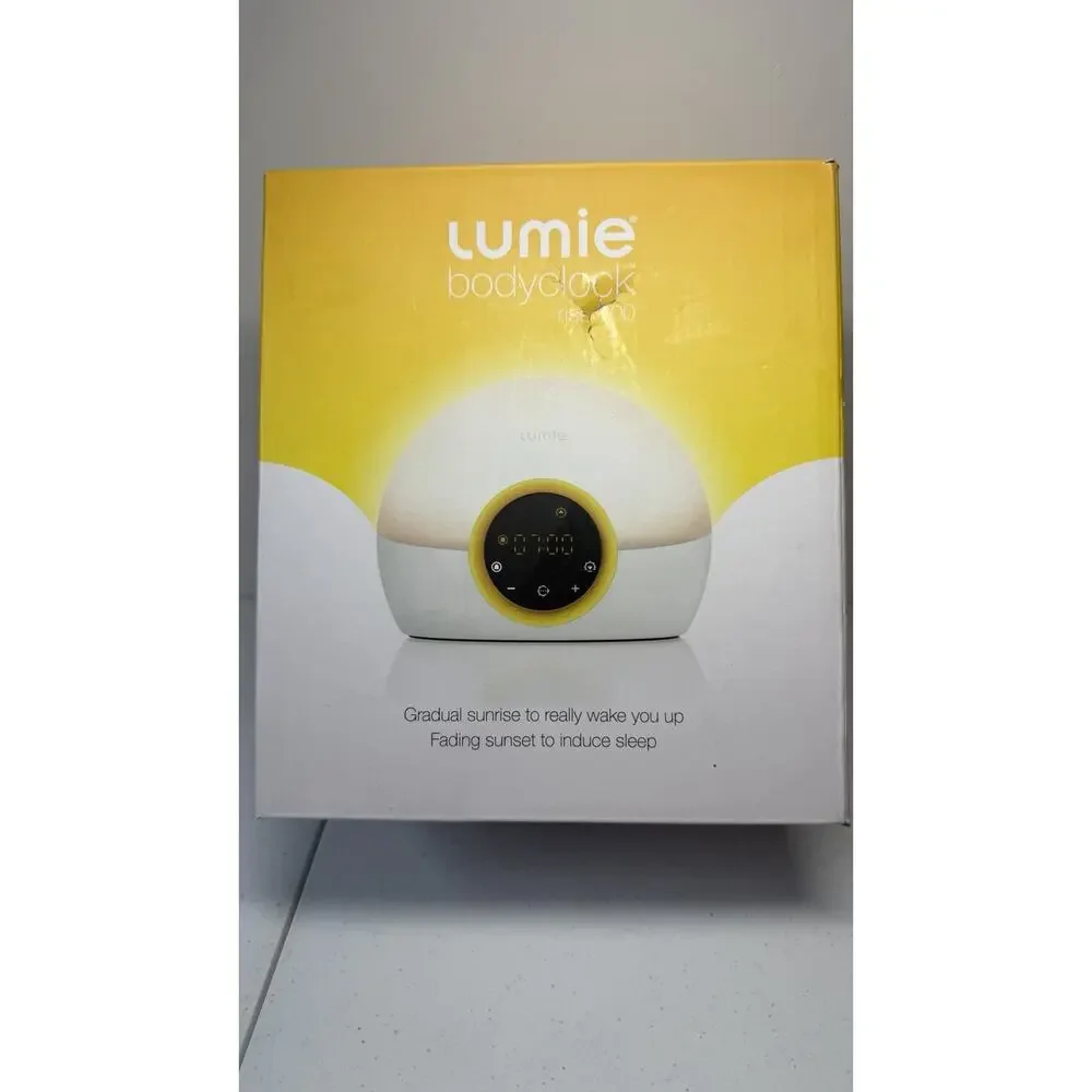 Lumie Bodyclock Rise 100 Wake-Up Light Alarm Clock Sunrise & Sunset